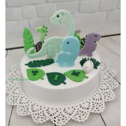 Tortendekoration|Tortendeko by Mona Tortendeko Tortentopper Zuckerfigur Dinosaurier Set Dino Saurus