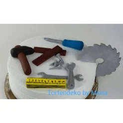 Best Tortendeko Tortentopper Zuckerfigur  Handwerker Handwerk Hausbau Tortendekoration