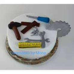 Best Tortendeko Tortentopper Zuckerfigur  Handwerker Handwerk Hausbau Tortendekoration