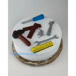 Best Tortendeko Tortentopper Zuckerfigur  Handwerker Handwerk Hausbau Tortendekoration