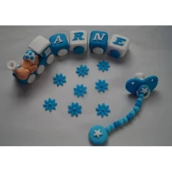 Best Tortendeko TortentopperTortenaufleger Fondant Zuckerfigur Baby,Taufe Tortendekoration