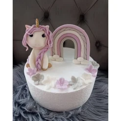 Clearance Tortendekoration Einhorn, Fondant Figuren Einhorn, Tortendekoration