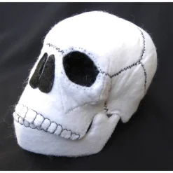 Deko Halloween|Mimimade Totenkopf aus Filz handgenäht, Halloween Deko, Voodoo