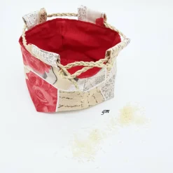 Geschenkverpackungen|bags unlimited Traditionelle japanische Reistasche Unikat – Vielseitiges Utensilo & Projekttasche waschbar