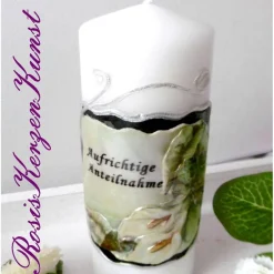 Gedenksteine|Rosis-KerzenKunst & mehr TRAUERKERZE * GEDENKKERZE * BEISETZUNG * BEERDIGUNG * ROSENMOTIV * INDIVIDUELLE BESCHRIFTUNG *