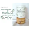 Outlet Trauerkerze mit Holz und Teelichteinsatz - Design Olive Trauerkerzen