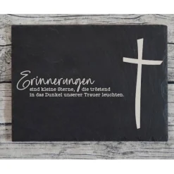 Hot Trauerschild Grabschmuck Grabplatte Gedenkplatte Gedenksteine