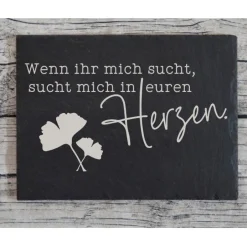 Clearance Trauerschild Grabschmuck Grabplatte Gedenkplatte Gedenksteine