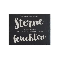 Trauerschild Grabschmuck Grabplatte Gedenkplatte Gedenksteine