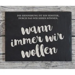 New Trauerschild Grabschmuck Grabplatte Gedenkplatte Gedenksteine