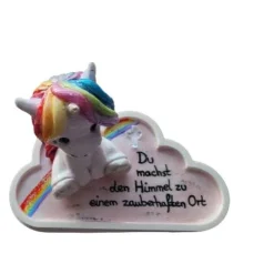 Clearance Trauerstein Einhorn auf der Wolke – Du wirst den Himmel jetzt verzaubern Gedenksteine