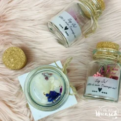 Accessoires|Ganz nach Wunsch Trauzeugin / Trauzeuge fragen ...Willst du meine Trauzeugin sein ? | Geschenk Trauzeugin | Trockenblumen | Flaschenpost