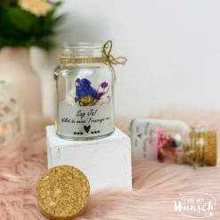Accessoires|Ganz nach Wunsch Trauzeugin / Trauzeuge fragen ...Willst du meine Trauzeugin sein ? | Geschenk Trauzeugin | Trockenblumen | Flaschenpost
