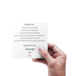 Best Trauzeugin Geschenk, Trauzeugin Armband mit Gravur Edelstahl, Heute meine Trauzeugin Gastgeschenke