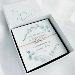 Discount Trauzeugin Schwester Geschenk – Edelstahl Armband mit Karte und Box - Heute meine Trauzeugin für immer meine Schwester Gastgeschenke
