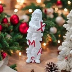 Clearance Treffen Sie unsere bezaubernden 12 cm großen, gestapelten Weihnachtsmänner aus Keraflott Weihnachtsdeko