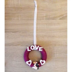 Türkranz mit Hochzeitsfigur und Schriftzug "LOVE" Hochzeitsdeko