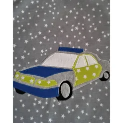 Best Turnbeutel mit Namen und Polizeiauto Kinder Turnbeutel