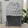 Best Turnbeutel, Rucksack grau/weiß Kinder Turnbeutel