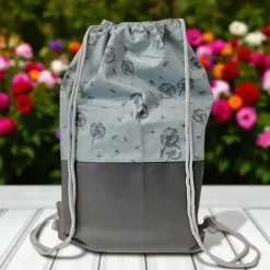 Turnbeutel|Afrosteff Turnbeutel, Rucksack mit Pusteblume