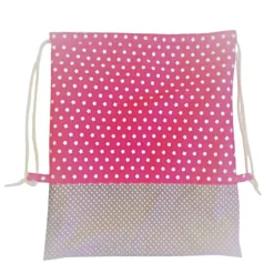 Online Turnbeutel, Rucksack pink mit Sterne, personalisierbar Kinder Turnbeutel
