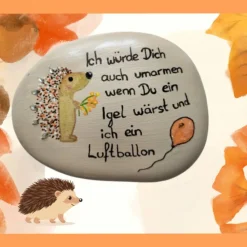 Best Umarmungen in der Luft: Ein Igel und ein Luftballon voller Trost und Freude Dekoration