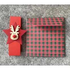 Clearance Umschlag mit Banderole für Gutschein, Geldgeschenk, mit Tannenbaum Geldgeschenke