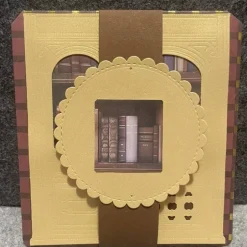 Gutscheine|DiyDrei Umschlag mit Banderole für Gutschein/Geldgeschenk. Motiv: Buch, Bücher