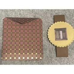 Gutscheine|DiyDrei Umschlag mit Banderole für Gutschein/Geldgeschenk. Motiv: Buch, Bücher