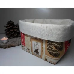 Outlet Utensilo "Natale" aus Baumwolle bunt/ beige Weihnachtsdeko
