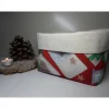 Discount Utensilo "Natale Regalo" aus Baumwolle bunt/ beige Weihnachtsdeko