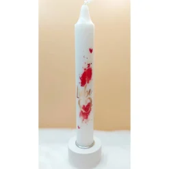 Valentinstagsgeschenke|Nikis Kreativwelt Valentinskerze mit Spruch I Liebeskerze I Geschenk I Leidenschaft I Liebe I Dekokerze I handverziert I Geschenkidee