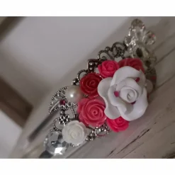 verzierter Haarreif, Vintage-Stil, Haarreifen, Cabochon, Blume, Rosen, Haarschmuck,Hochzeit, Kommunion,silber,02 Accessoires