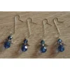 Baumschmuck|CreativBaer vier Weihnachtsbaumanhänger Engel - blau