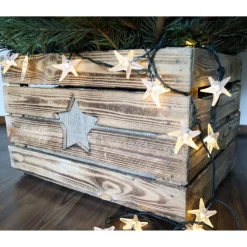 Outlet VINTAGE WEIHNACHTSBAUMSTÄNDER Christbaum Ständer aus Holz alte Rustikale OBSTKISTE Weihnachtsdeko Holzkiste Baumhalter Weihnachten Geschenk Weihnachtsbaumdecken
