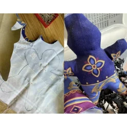 Deko Halloween|Fun-Design Voodoo Puppe 2 - ein tolles Upcycling Unikat für Halloween oder Gothik Fans
