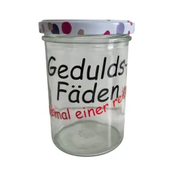Sale Vorratsglas Gedultsfäden zum behalten oder zum verschenken Geschenke