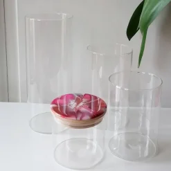 Tischdekoration|EllaZeichnet Vorratsglas mit handbemaltem Holzdeckel in Magenta – Unikat Deko & Aufbewahrung (2)