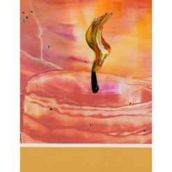 Weihnachtsdeko|Malerei & Digital-Art - Ulrike Kröll Vorweihnachtlich • Original Encausticmalerei, Unikat mit Passepartout - Design  Ulrike Kröll