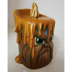 Deko Halloween|Prignitzer Kunstmacher Waldschratkerze aus Keramik 3