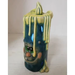 Deko Halloween|Prignitzer Kunstmacher Waldschratkerze aus Keramik 2