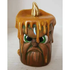 Deko Halloween|Prignitzer Kunstmacher Waldschratkerze 5teilig aus Keramik zum Beleuchten