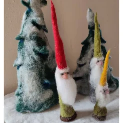 Best Waldwichtel 5er-Set, handgefilzt, Weihnachtsdeko