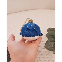 Sale Walfisch Wal Christbaumschmuck Weihnachtsbaumschmuck Häkeltier Baumschmuck