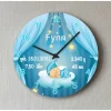 Best Wanduhr Baby Jungen Geburtsuhr Daten Namen Kinderwanduhr Geschenk Geburt Uhr Geschenke