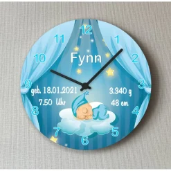 Best Wanduhr Baby Jungen Geburtsuhr Daten Namen Kinderwanduhr Geschenk Geburt Uhr Geschenke