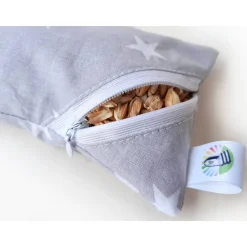 Waschbares Dinkelspelz-Mauskissen mit Sternchen und Reißverschluss, Mauskissen mit Dinkelspreu Geschenke