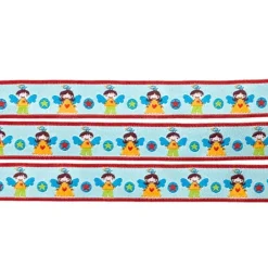 Deko- & Webbänder|ZauberdrumMaterial Webband Schutzengelchen - 1m - 1,80 Eur/m - helltürkis - Janeas World - 15 mm - Engel - Schutzengel - Webband zum Aufnäh