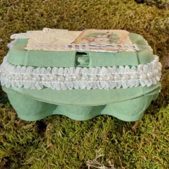 New Weißer Hase romantische Eierkarton Osterverpackung Geschenkverpackungen