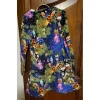 Weihnachtsstoffe|Modeatelier-Hildegard Weihnachten-Panel Digitaldruck Jersey Stoff Rehkitz Hirsch Kugeln blau – Baumwolle Jersey Weihnachtsstoff Oeko-Tex